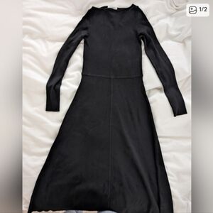 Aritzia black dress long sleeves - XS
